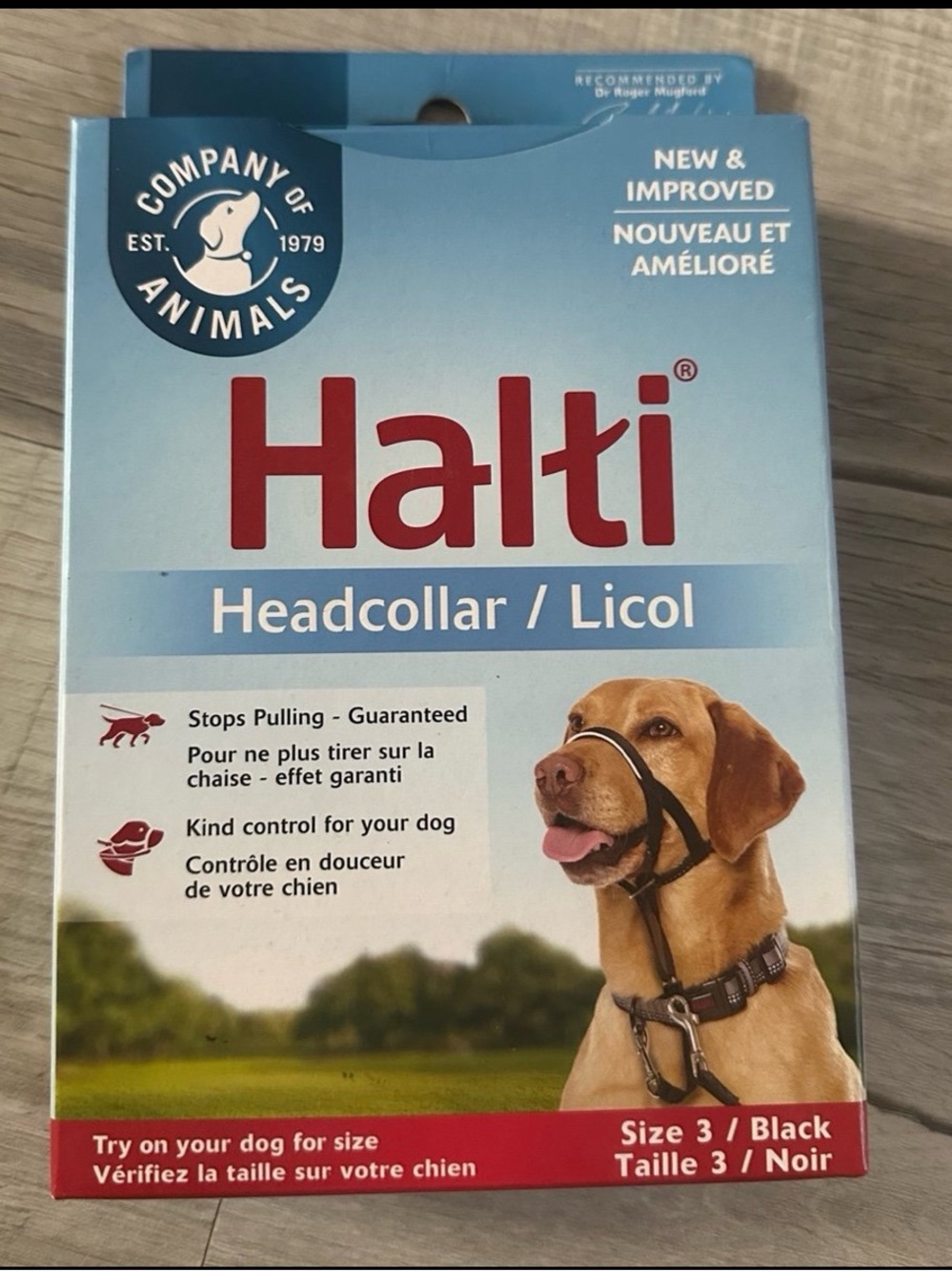 Halti Dog Head Collar (Black, Size 3)
